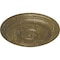 Ekena Millwork Traditional Ceiling Medallion (Fits Canopies up to 2 3/4"), 12"OD x 1"P, Mississippi Mud Crackle CM12TRMMC - alternate 2